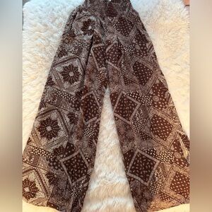 Streetwear Society Chocolate Paisley Trousers